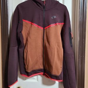 Nike Brown and Red Men's Jacket